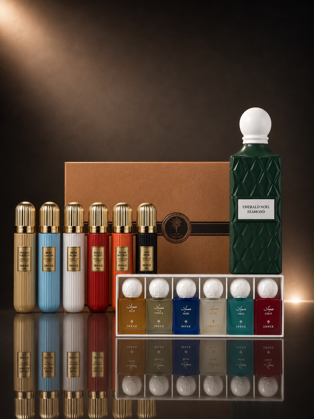عرض 13 قطعة — Tobacco + Musk + Emerald Noel Diamond